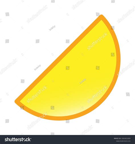 First Quarter Moon Symbol Emoji Isolated Stock Vector (Royalty Free ...