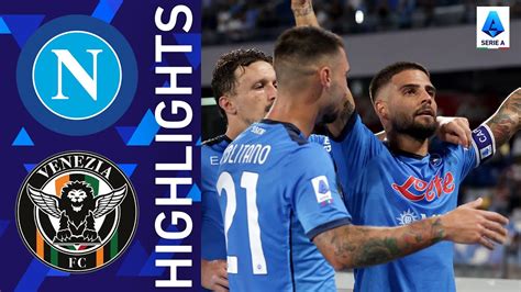 Napoli Venezia Napoli Win At Home Serie A Youtube