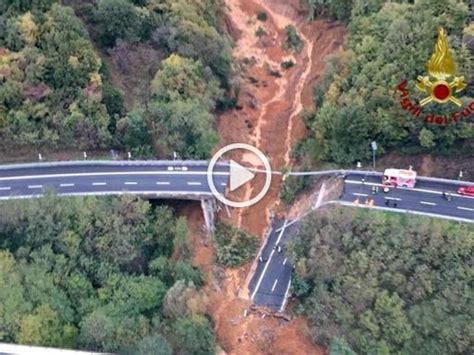 Crollo Viadotto A6 Torino Savona Il Video Dallalto Corriere TV