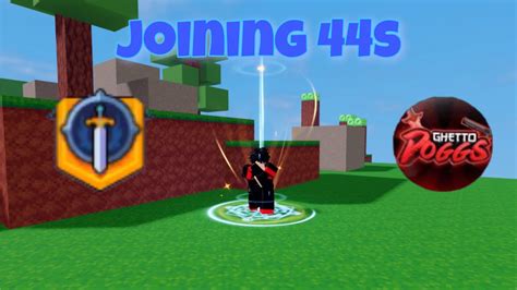 Joining 44s Clan In Roblox Bedwars Youtube