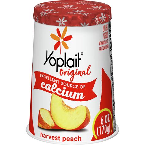 Yoplait® Original Gluten Free Yogurt Single Serve Cup Harvest Peach 6