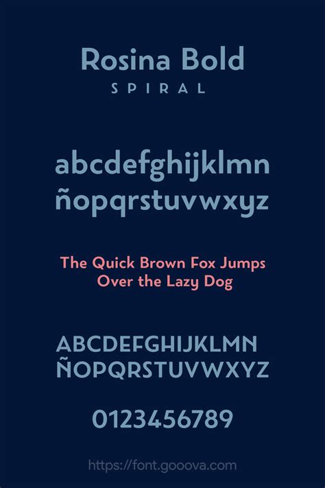 SPIRAL SAW Font Rosina Bold FREE download - Gooova Fonts