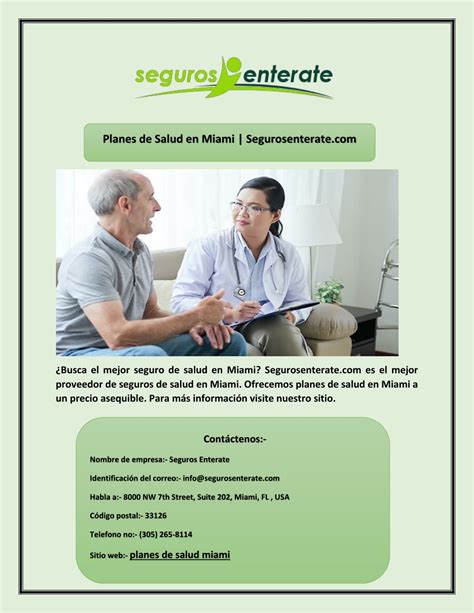 PPT Planes De Salud En Miami Segurosenterate PowerPoint