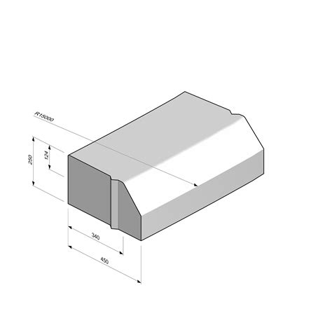 Highway Kerb Splay Radius External X M Radius