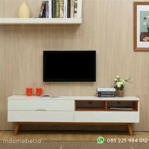 Meja Tv Minimalis Warna Putih Indomebel Id