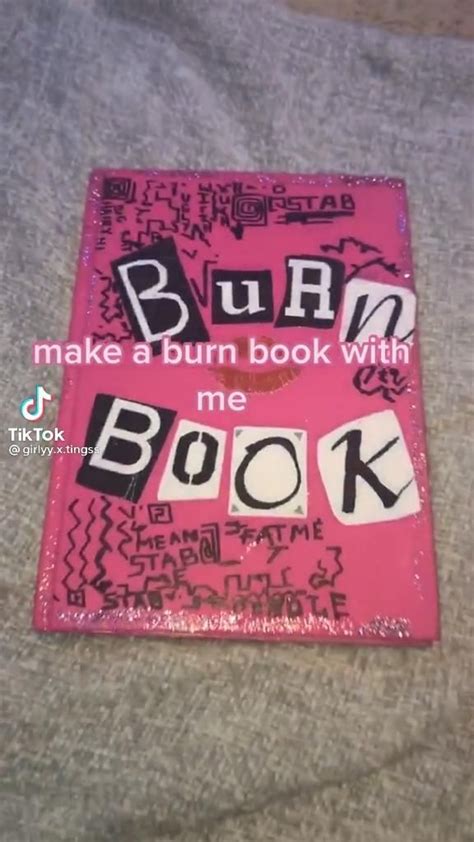 Lets Make A Burn Book💖💁🏼‍♀️ Video In 2023 Diy Ts Diy Book