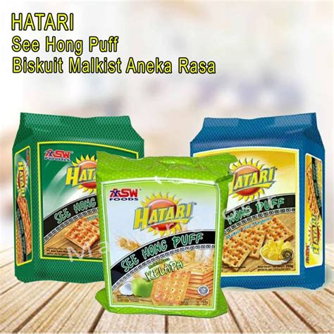 Jual Hatari See Hong Puff Biskuit Hatari Malkist Lezat 260gr Magarin