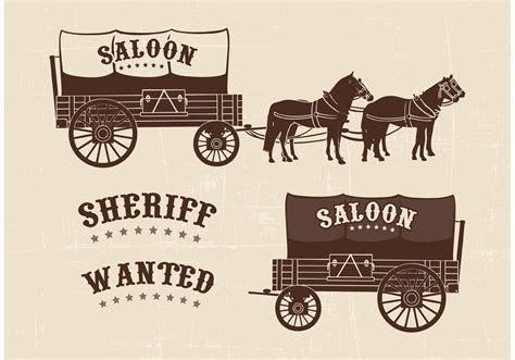 Covered Wagon Svg