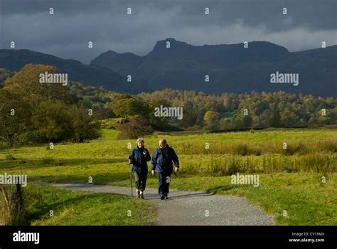 Middle Aged Woman Female Hiker Walker High Resolution Stock Photography