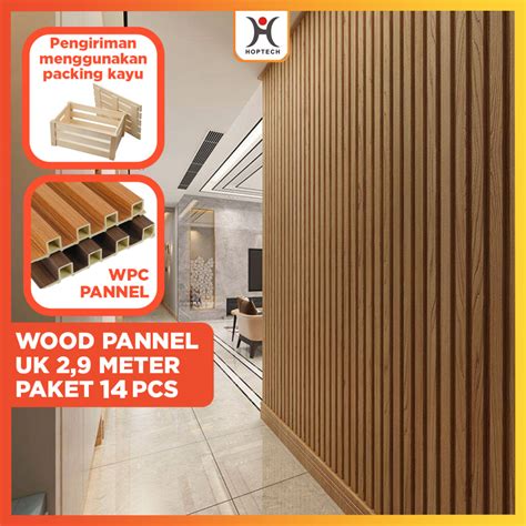 Jual Wall Wpc Wood Panel Isi Pcs Wallpanel Wpc Pvc Kayu Dinding