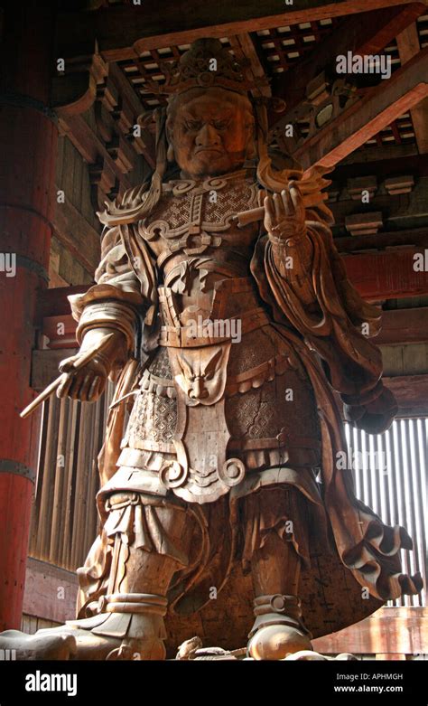 Agyo One Of Two Great Nio Guardians At Todaiji Temple Todai Ji Nara