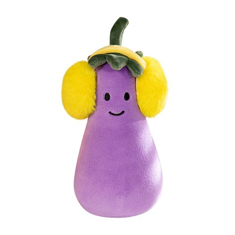 Jellycat Vivacious Eggplant Soft Squishy Fun Vegetable Veggie Plush