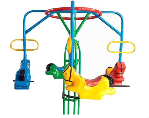 Ms With Frp Seat Playground Equipment Six Seated Merry Go Round Size