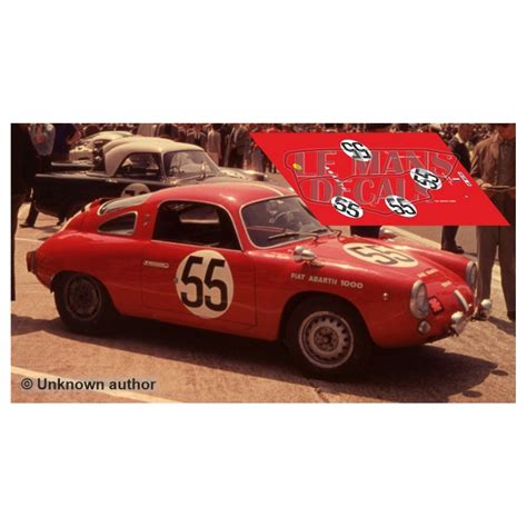 Abarth 1000 Sp Le Mans 1963 Nº55 Lemansdecals