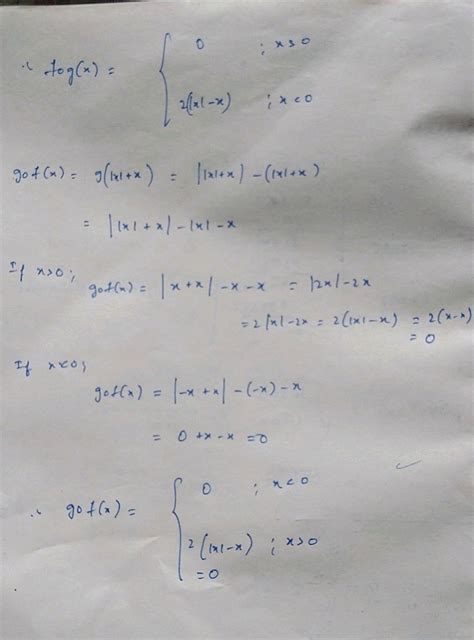 Let F G R→ R Be Two Functions Defined As F X X X G X X