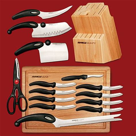 Miracle Blade Iii 17 Piece Knife Set Knife Set Kitchen Kitchen Knives Knife Block