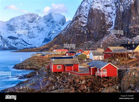 Reine fishing village in Lofoten Islands, Norway Stock Photo - Alamy