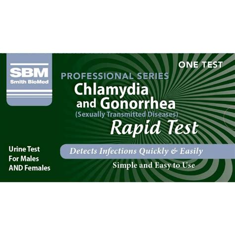 Buy Sbm Chlamydia And Gonorrhea Dual Rapid Test 1 Pack Online At Chemist Warehouse®