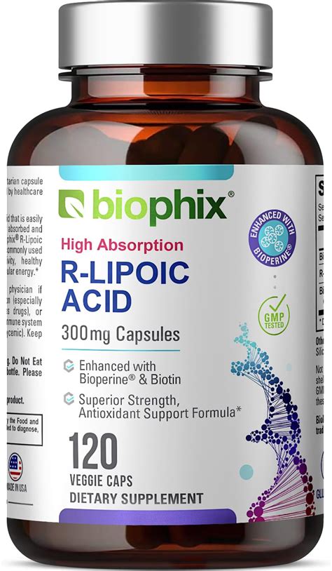 Amazon Bestvite R Lipoic Acid Mg Stabilized With Bio Enhanced