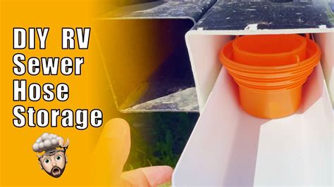 DIY RV Sewer Hose Storage YouTube