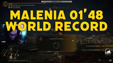 SPEEDRUN Malenia 01 48 Dual Uchigatana WORLD RECORD PRE PATCH