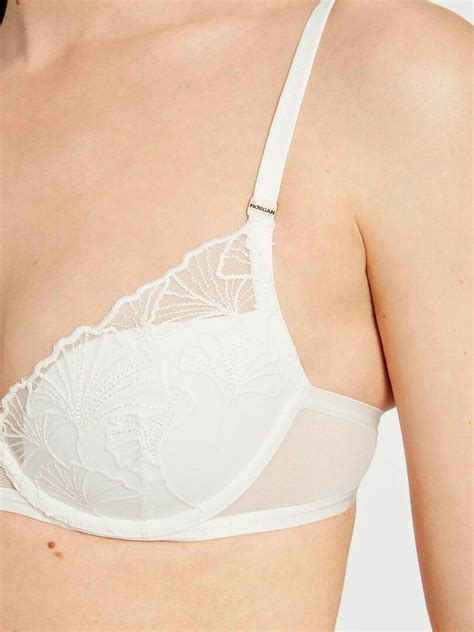 Soutien gorge ampliforme coque moulée MAUD Morgan Lingerie Blanc