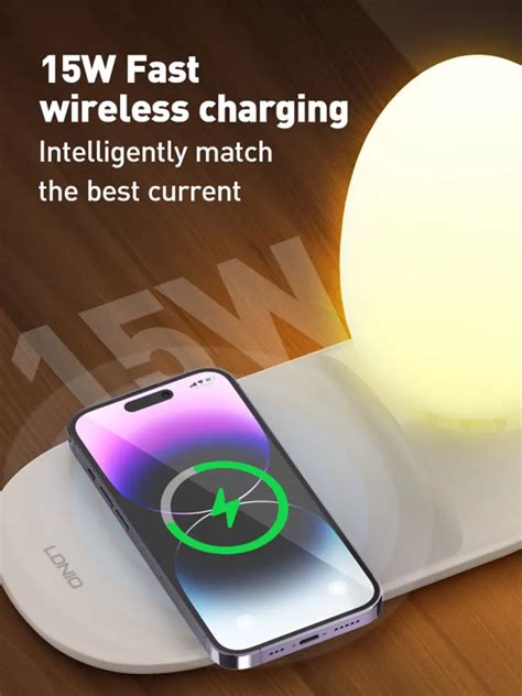 Wireless Charging RGB LED Table Lamp ESJ Store