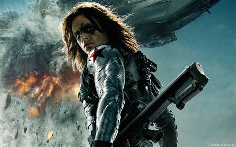 James Buchanan Barnes Bucky In The Winter Soldier 2014 Wallpaper