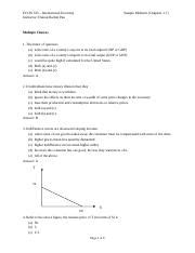 Sample Midterm New ECON 335 International Economy Instructor Huiran