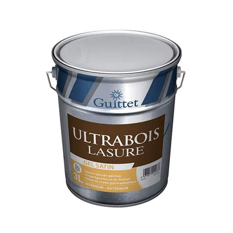 Ultrabois Guittet lasure gel chataignier 3l Séguret Décoration