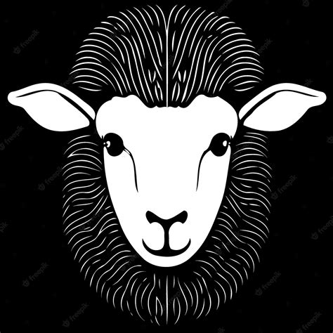 Premium Vector | Animal mammal sheep head