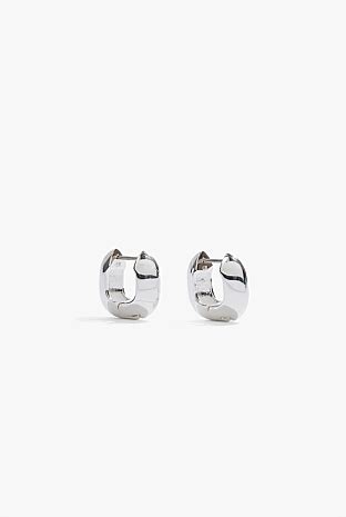 Silver Jada Hoop Earring Earrings Country Road