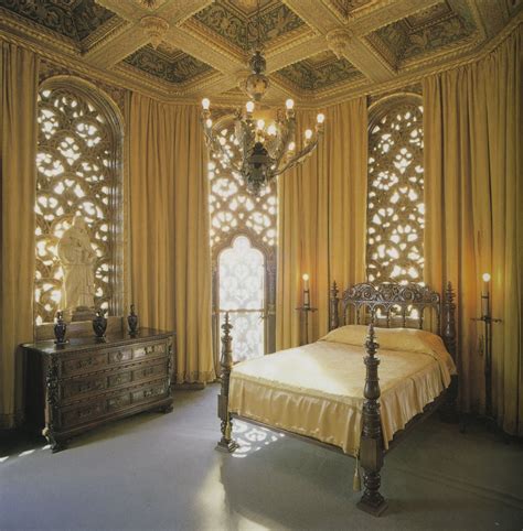 Hearst Castle - love the curtained walls. | Castle bedroom, Hearst ...