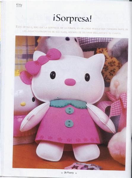 Adornos De Hello Kitty En Foami Imagui