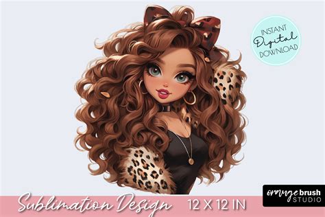 Fashion Girl Clipart, Cute Girl Design Graphic by Orange Brush Studio ...