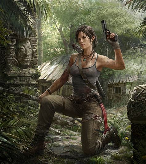 Fondos De Pantalla Tomb Raider Pistola Tomb Raider 2013 Lara Croft Arco