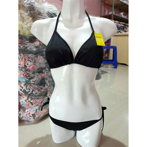 Jual Bikini Segitiga Tali Ikat Polos Shopee Indonesia