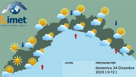 Meteo In Liguria Vigilia Di Natale Con Molte Nubi E Temperature