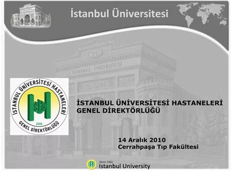 PPT ISTANBUL NIVERSITESI HASTANELERI GENEL DIREKT RL G PowerPoint