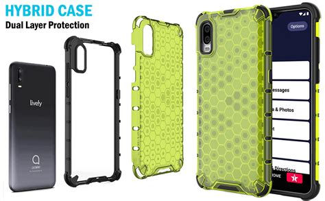 Case For Jitterbug Smart Phone Nakedcellphone Honeycomb Hybrid