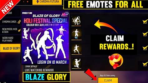 💥claim Free Emotes😍free Fire New Update Free Fire New Event Tamil