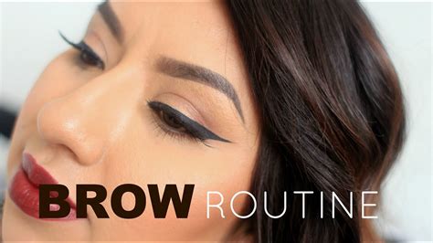 My Brow Routine How I Do My Eyebrows Using Anastasia Dipbrow Pomade