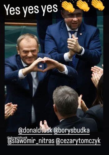 Zobaczył że Tusk został premierem Napisał tylko trzy słowa