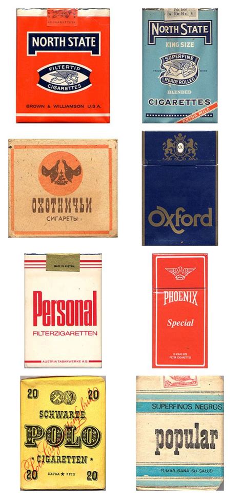 Vintage Cigarette Pack Designs (20 pics)