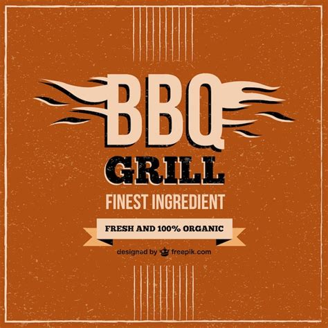 Free Vector Barbecue Grill Restaurant Menu