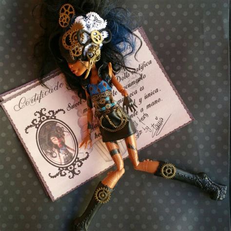 Lady Steampunk Robeca Steam Custom Monster High Doll Custom Etsy