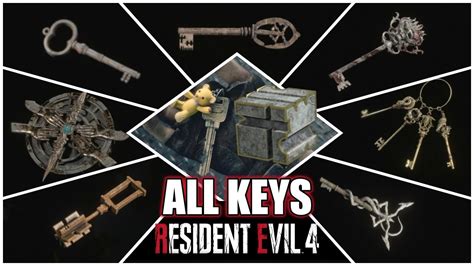 Resident Evil 4 Remake All Key Locations Youtube