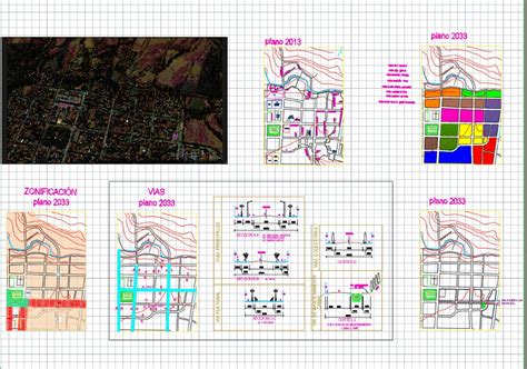 Proyeccion urbana ocopilla perú en AutoCAD CAD 3 49 MB Bibliocad