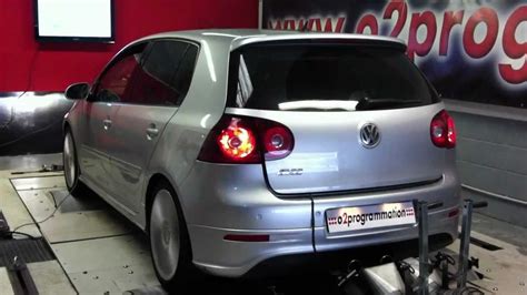 Test Dyno VW Golf 5 R32 Stage 2 Moteur Filtre Bmc Ligne Pro Inox O2