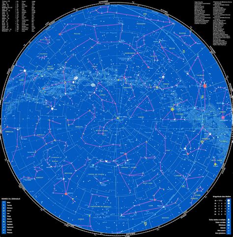 Carte Du Ciel Bor Al H Misph Re Nord La Sph Re C Leste E Flickr